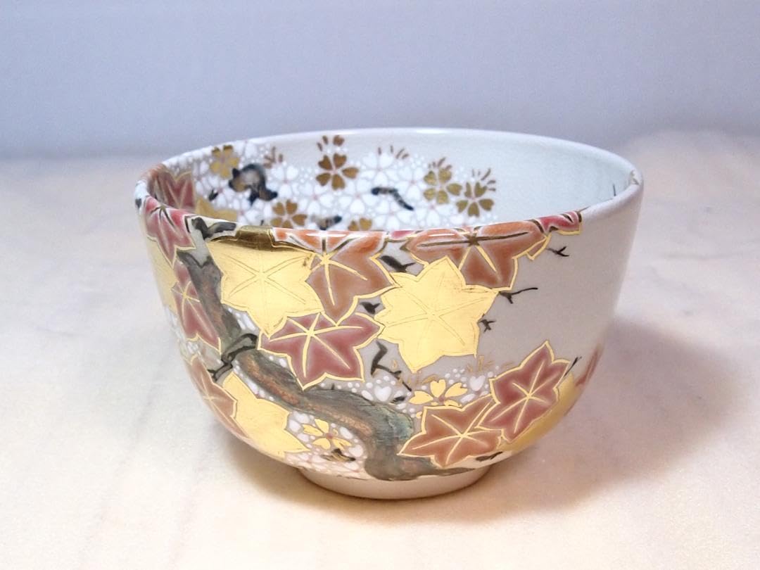 藤谷衣笠　色絵　蔦　茶碗 fca6b9b1eef56038e432b80fdcafa8